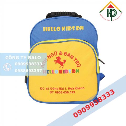 May Balo Mầm non Anh ngữ HELLO KIDS DN