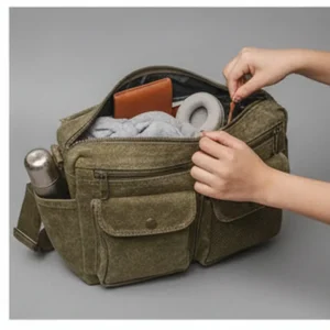Túi Canvas Cargo Nhiều Ngăn