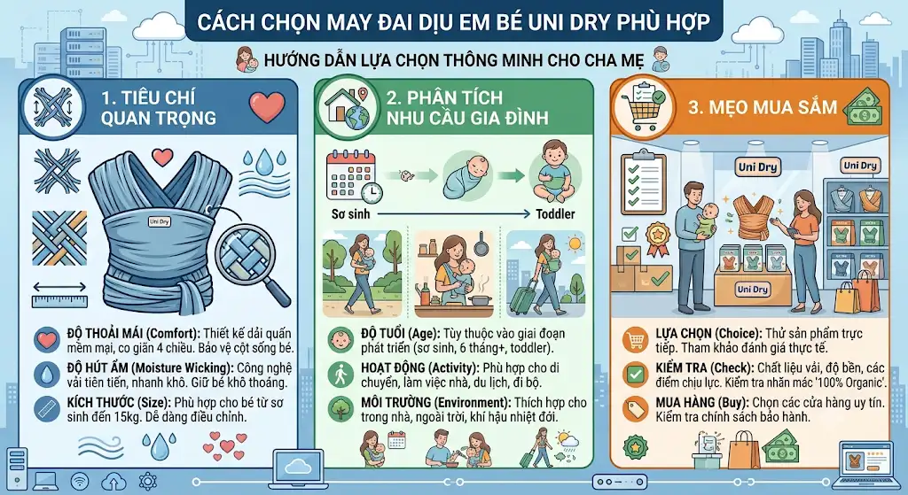 May Đai địu em bé Uni Dry: Giải pháp an toàn, thoải mái cho bé yêu - đai điệu em bé Uni Dry May Đai địu em bé Uni Dry: Giải pháp an toàn, thoải mái cho bé yêu - đai điệu em bé Uni Dry