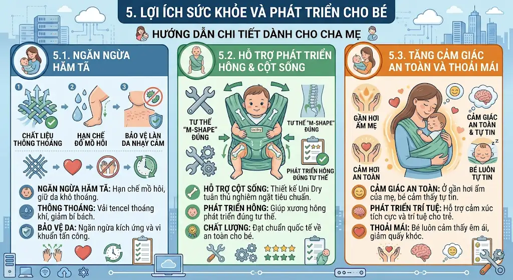 May Đai địu em bé Uni Dry: Giải pháp an toàn, thoải mái cho bé yêu - đai điệu em bé Uni Dry May Đai địu em bé Uni Dry: Giải pháp an toàn, thoải mái cho bé yêu - đai điệu em bé Uni Dry