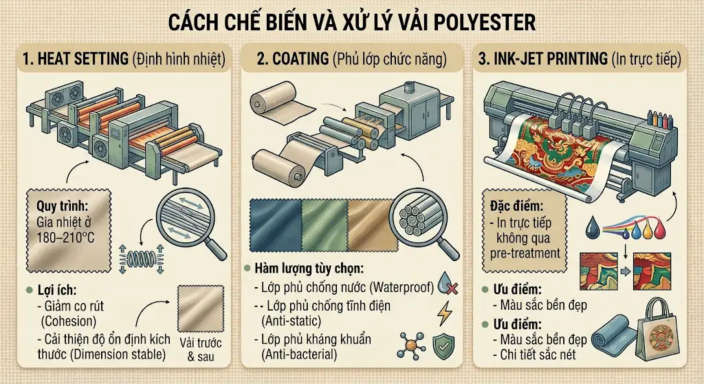 Sợi polyester Sợi polyester