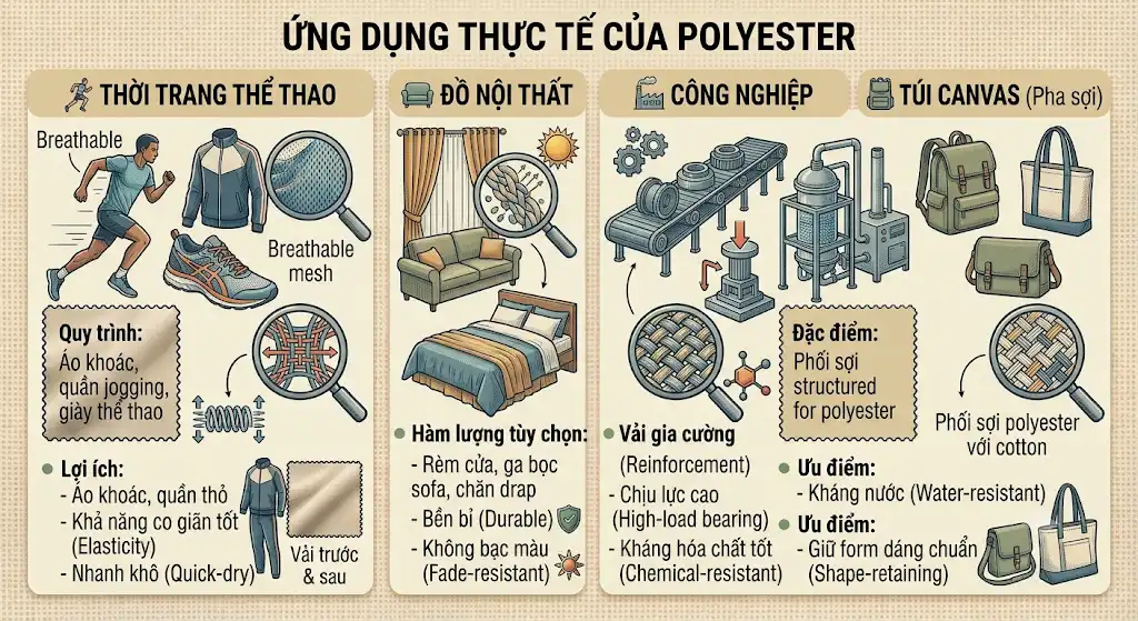 Sợi polyester Sợi polyester