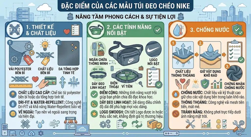 Túi Đeo Chéo Nike Túi Đeo Chéo Nike