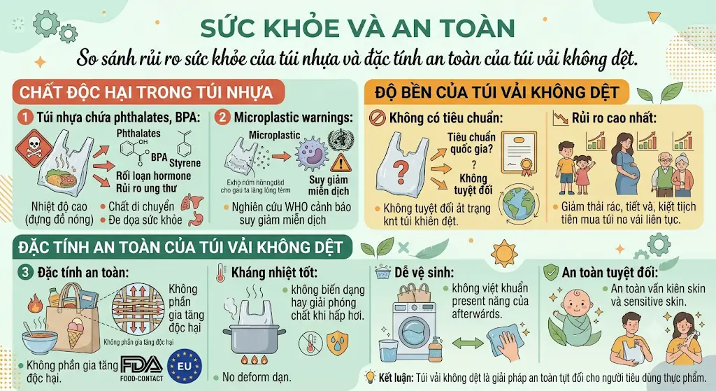 Các lý do nên chuyển từ túi nhựa sang túi vải không dệt – Hướng dẫn chi tiết 2026 - túi nhựa sang túi vải không dệt Các lý do nên chuyển từ túi nhựa sang túi vải không dệt – Hướng dẫn chi tiết 2026 - túi nhựa sang túi vải không dệt