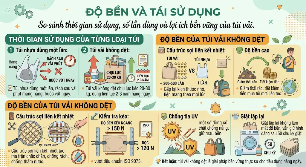 Các lý do nên chuyển từ túi nhựa sang túi vải không dệt – Hướng dẫn chi tiết 2026 - túi nhựa sang túi vải không dệt Các lý do nên chuyển từ túi nhựa sang túi vải không dệt – Hướng dẫn chi tiết 2026 - túi nhựa sang túi vải không dệt