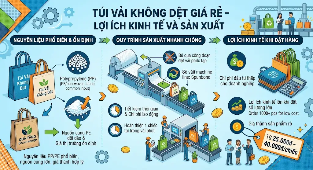 Lý Do Túi Vải Không Dệt Giá Rẻ Được Ưa Chuộng Hiện Nay – Phân Tích Chi Tiết - túi vải không dệt giá rẻ Lý Do Túi Vải Không Dệt Giá Rẻ Được Ưa Chuộng Hiện Nay – Phân Tích Chi Tiết - túi vải không dệt giá rẻ