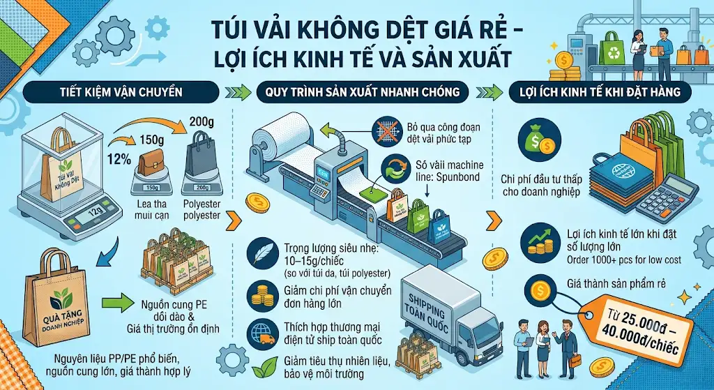 Lý Do Túi Vải Không Dệt Giá Rẻ Được Ưa Chuộng Hiện Nay – Phân Tích Chi Tiết - túi vải không dệt giá rẻ Lý Do Túi Vải Không Dệt Giá Rẻ Được Ưa Chuộng Hiện Nay – Phân Tích Chi Tiết - túi vải không dệt giá rẻ