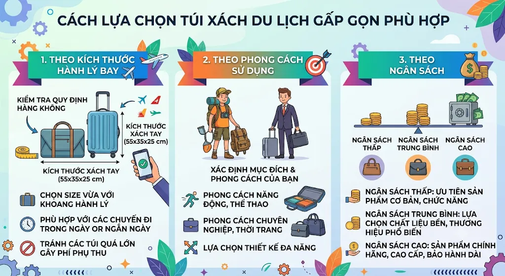 May Túi Xách Du Lịch Gấp Gọn – Nhẹ, Bền, Tiện Lợi Cho Mọi Hành Trình - túi xách du lịch Hợp Phát May Túi Xách Du Lịch Gấp Gọn – Nhẹ, Bền, Tiện Lợi Cho Mọi Hành Trình - túi xách du lịch Hợp Phát