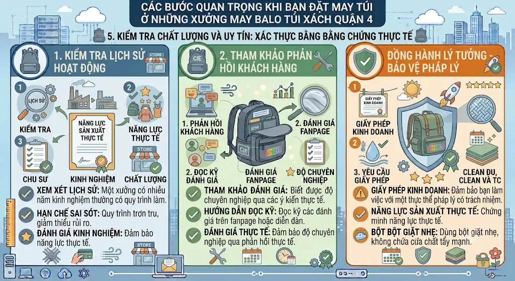 Các bước quan trọng khi bạn đặt may túi ở những xưởng may balo túi xách quận 4 Các bước quan trọng khi bạn đặt may túi ở những xưởng may balo túi xách quận 4